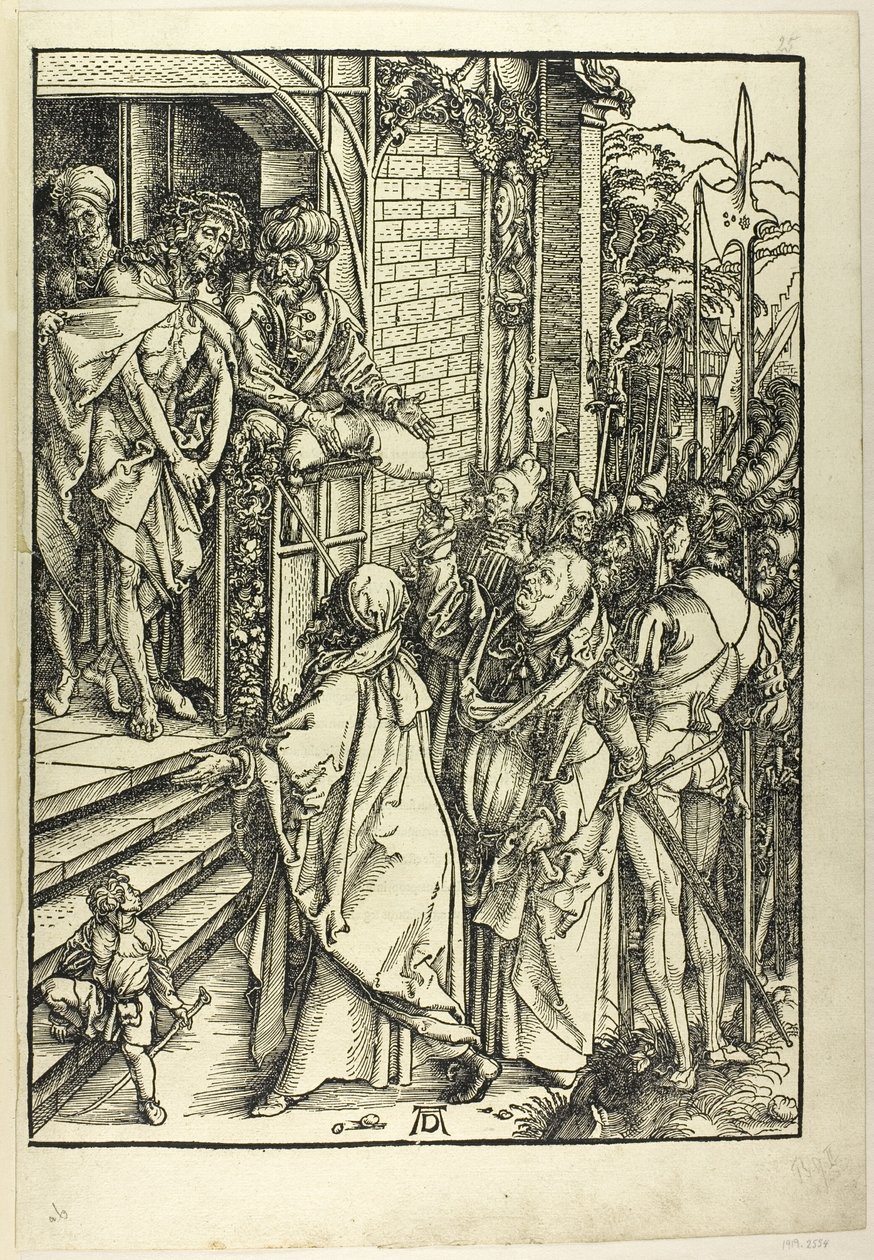 Ecce Homo - La presentazione di Cristo, dalla Grande Passione da Albrecht Dürer