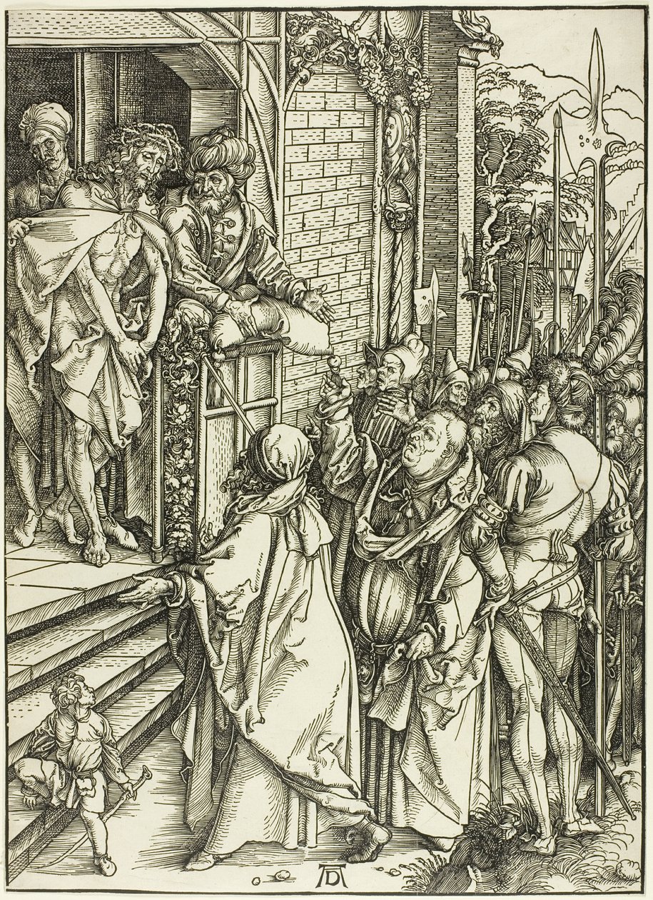Ecce Homo - La presentazione di Cristo, dalla Grande Passione da Albrecht Dürer