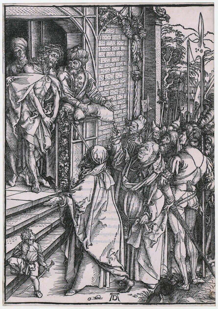 Ecce homo, foglio 6 della serie "La Grande Passione" da Albrecht Dürer
