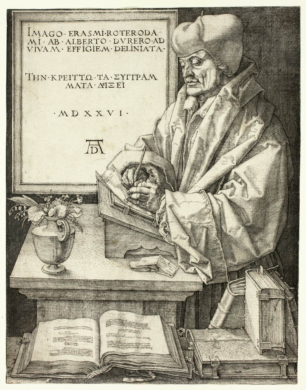 Erasmo da Rotterdam da Albrecht Dürer