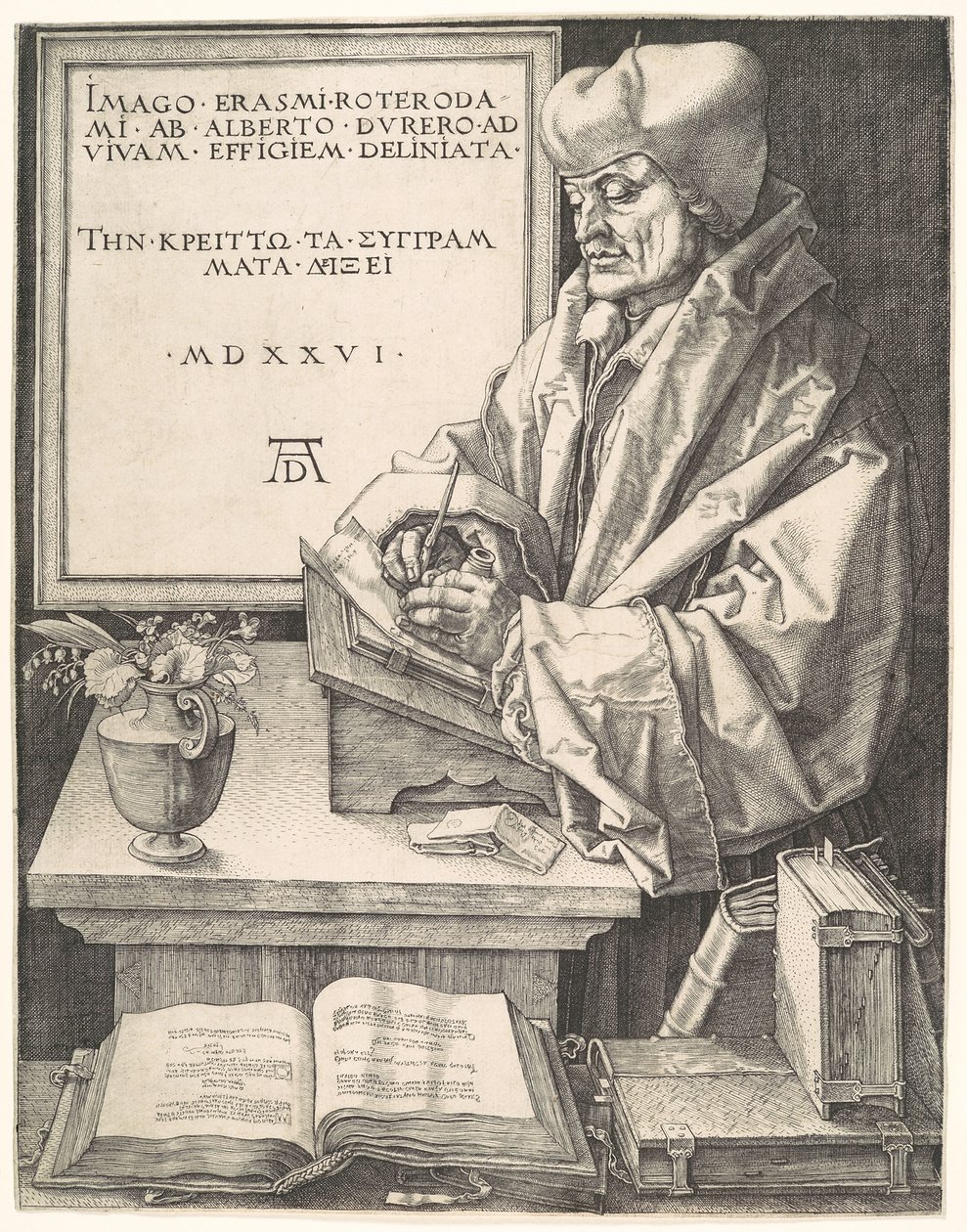 Erasmo da Rotterdam da Albrecht Dürer