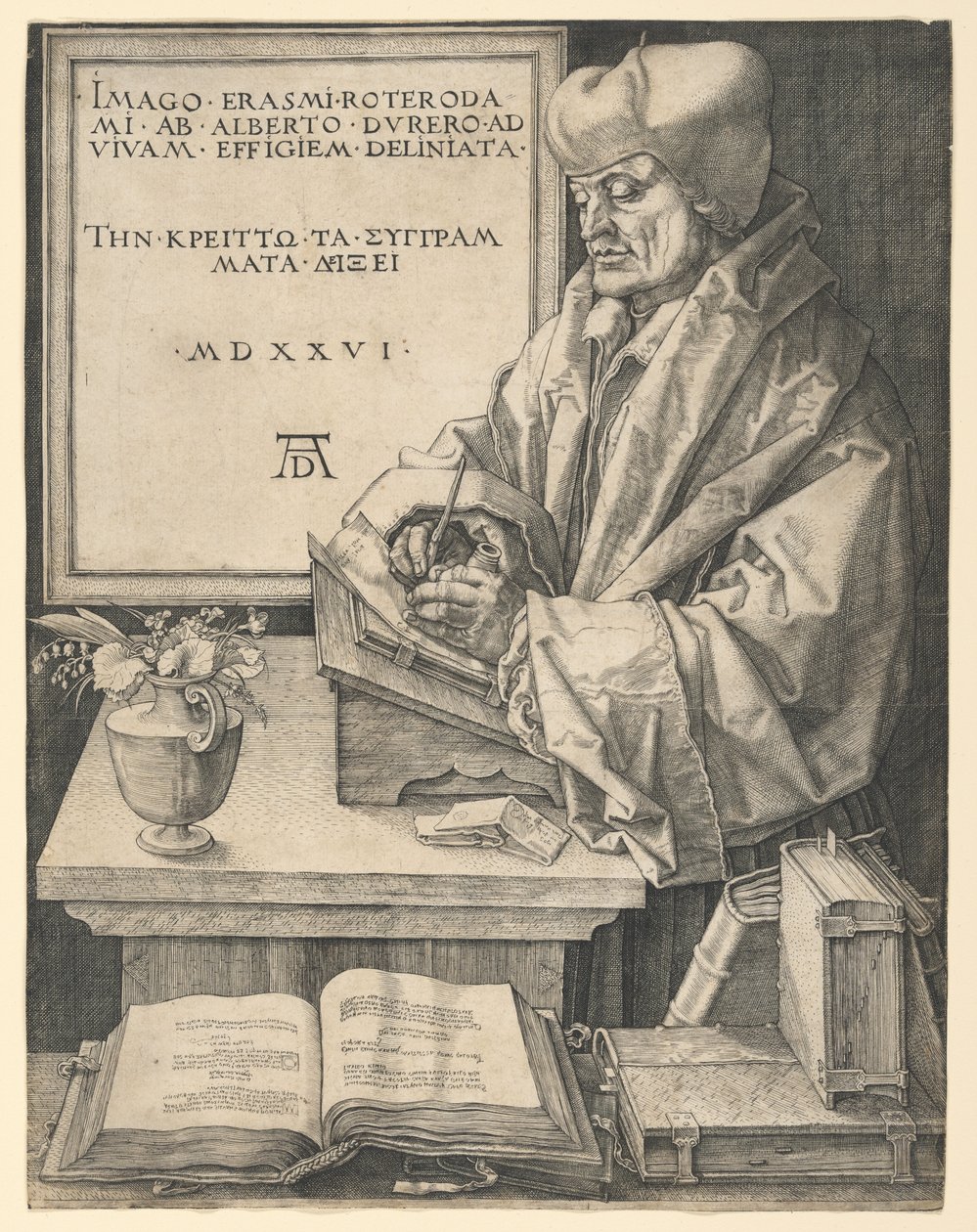 Erasmo da Rotterdam da Albrecht Dürer