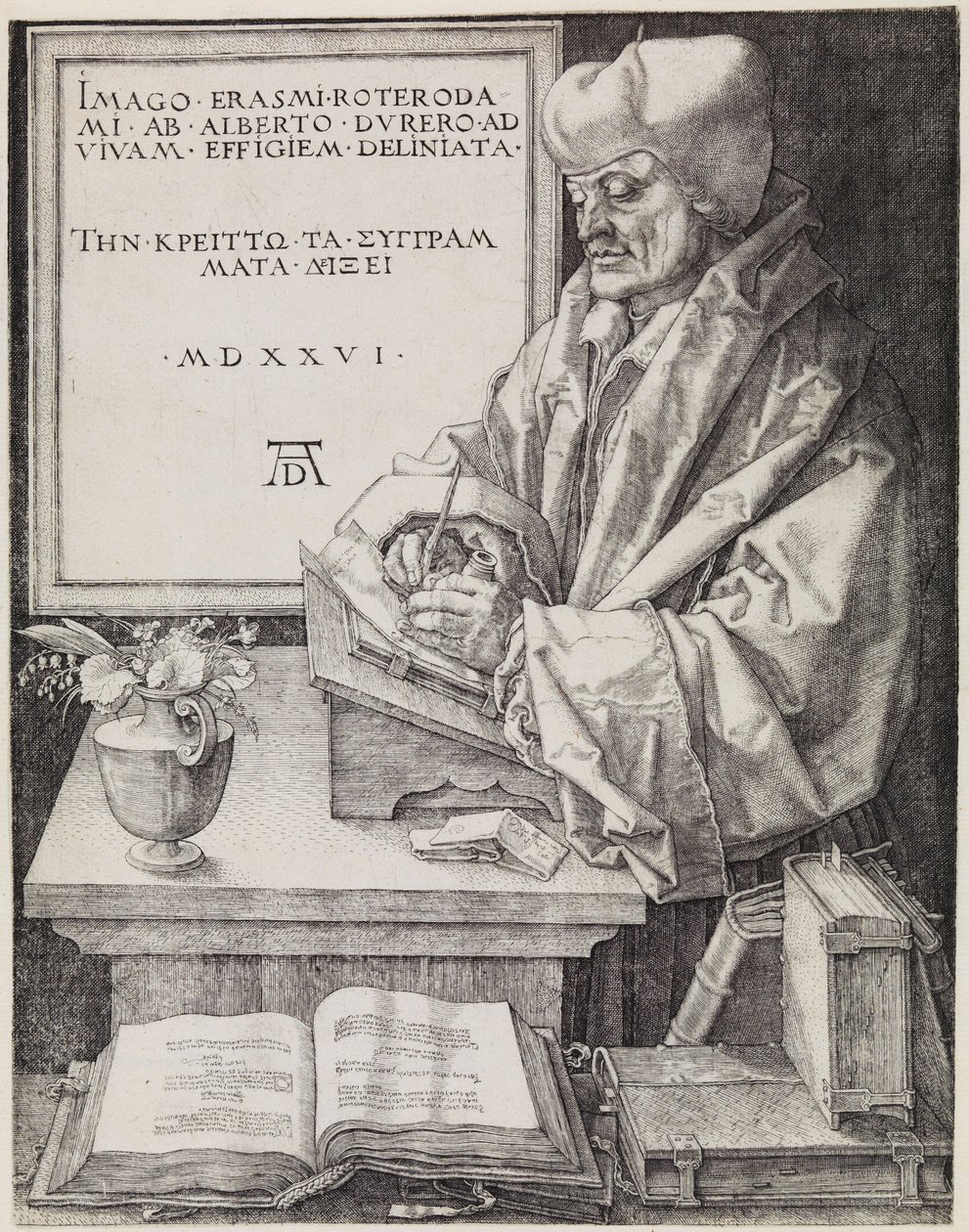 Erasmo da Rotterdam da Albrecht Dürer