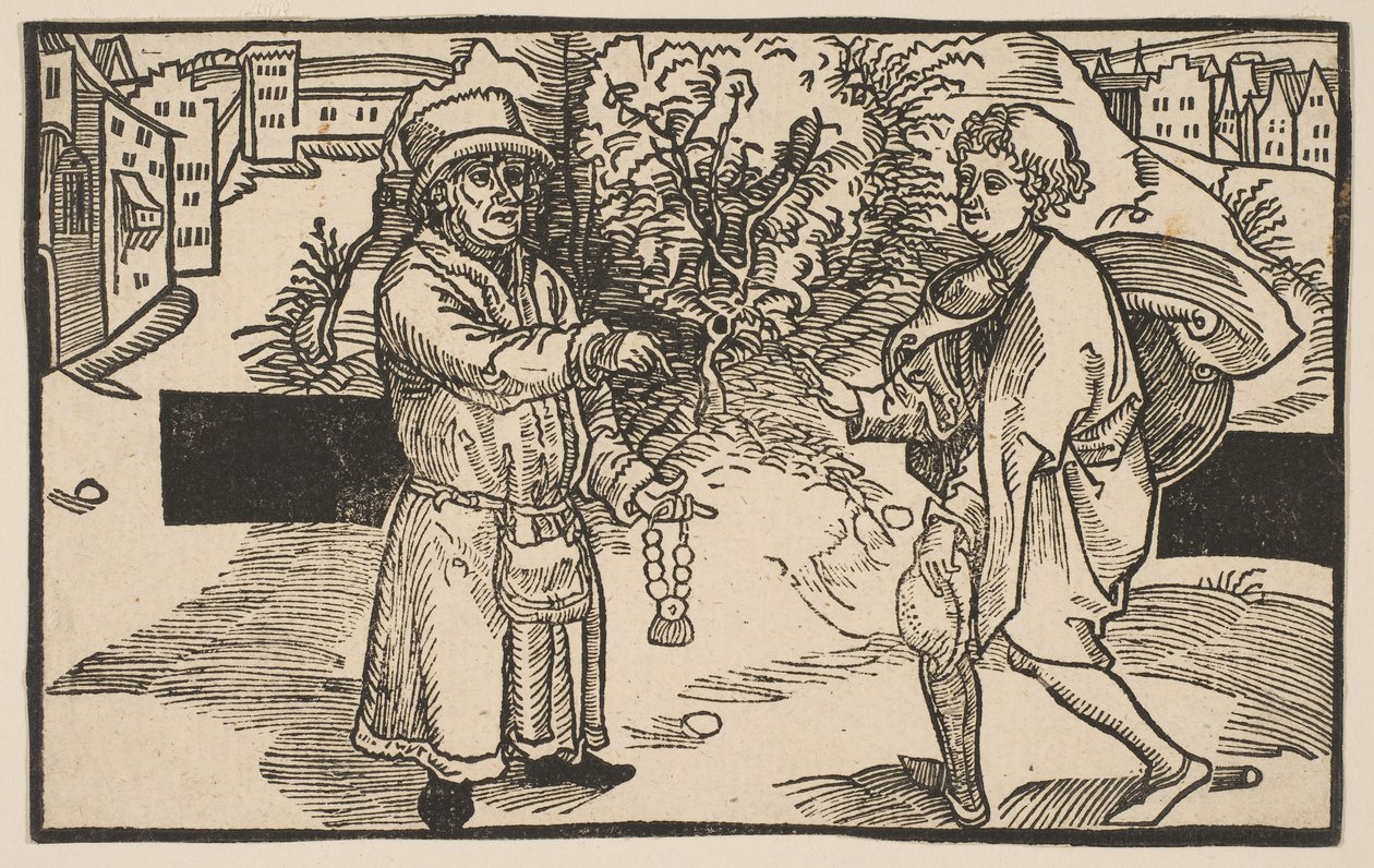Eunuchi, da La Commedia di Terenzio, ristampa del XIX secolo da Albrecht Dürer