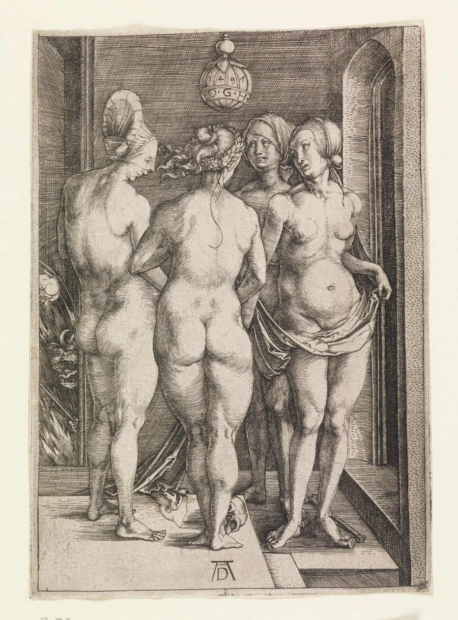 Quattro Donne Nude (Le Quattro Streghe) da Albrecht Dürer