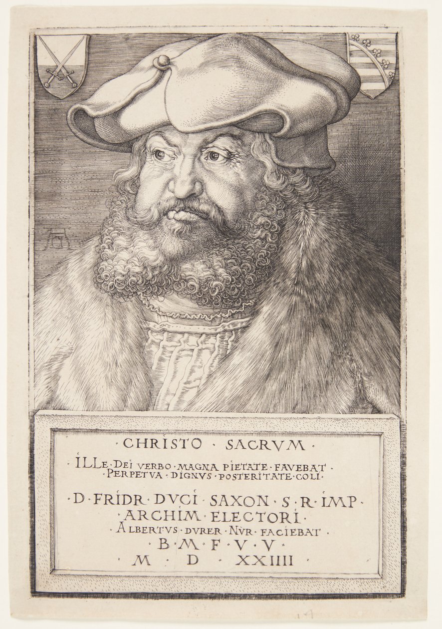 Federico il Saggio, Elettore di Sassonia da Albrecht Dürer