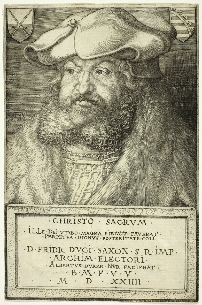 Federico il Saggio, Elettore di Sassonia da Albrecht Dürer