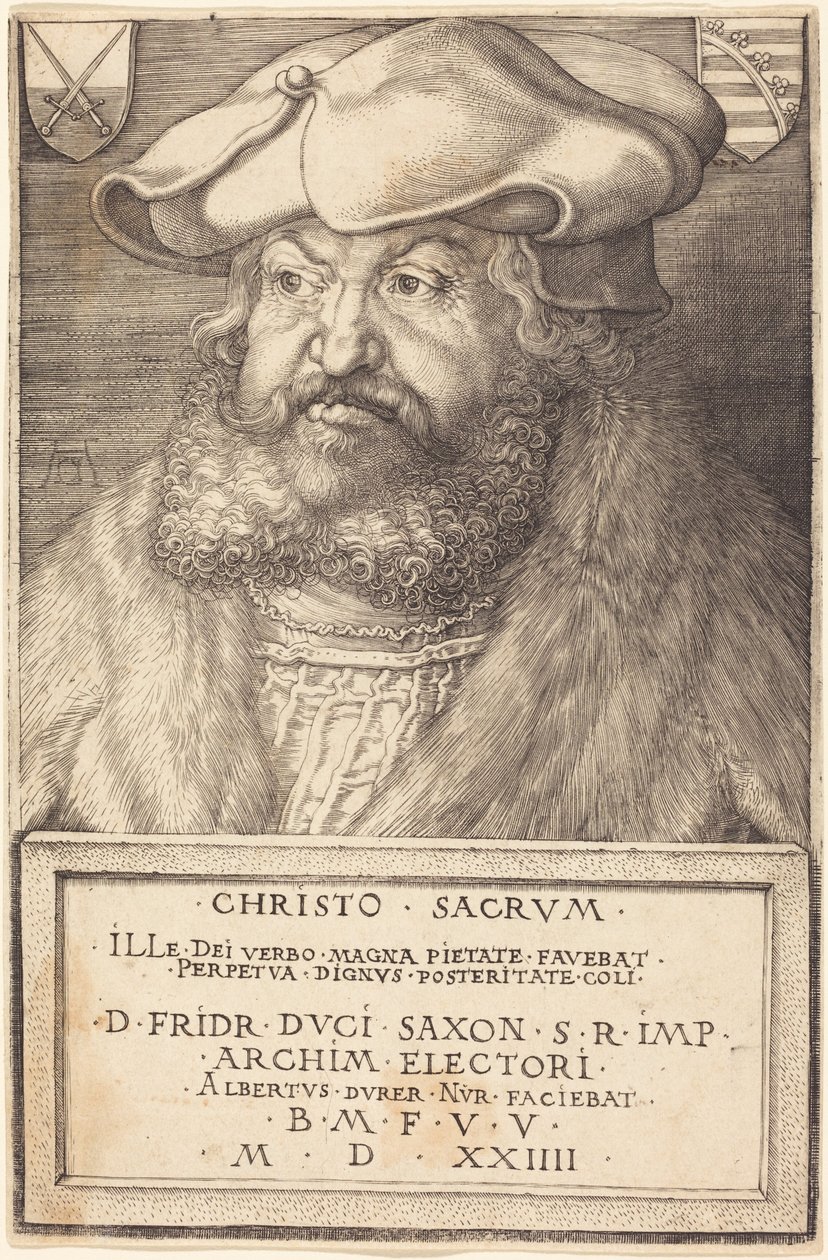 Federico il Saggio, elettore di Sassonia da Albrecht Dürer