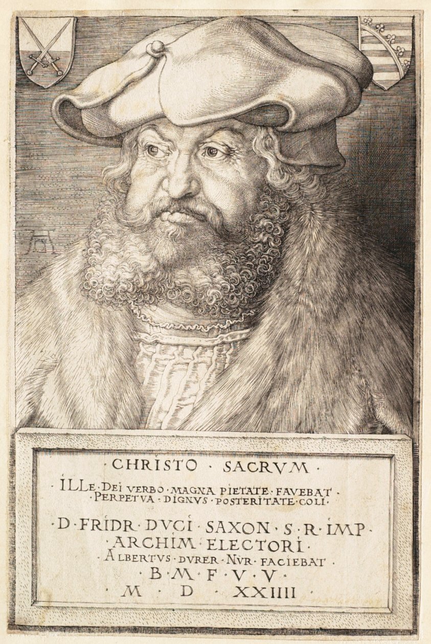 Federico il Saggio, elettore di Sassonia da Albrecht Dürer