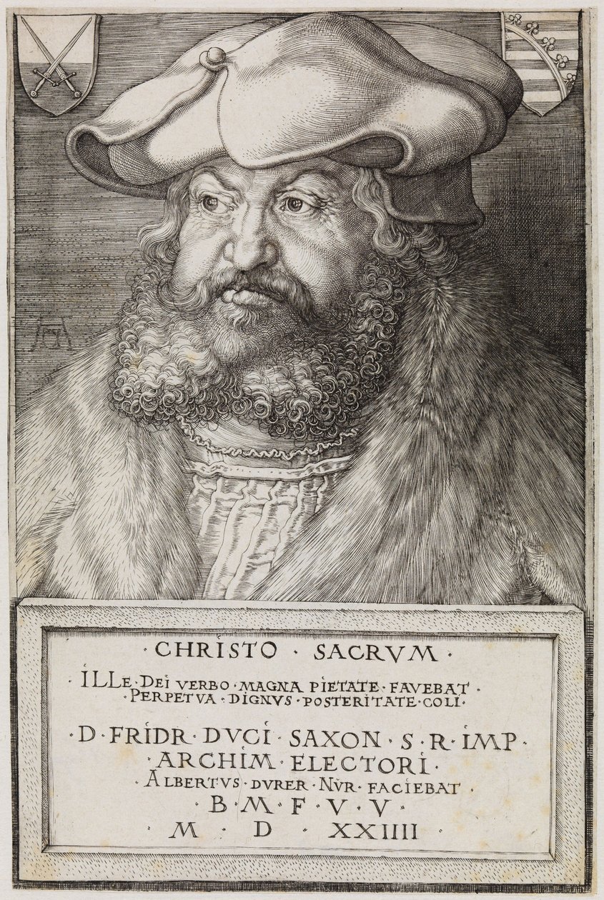 Federico il Saggio, elettore di Sassonia da Albrecht Dürer