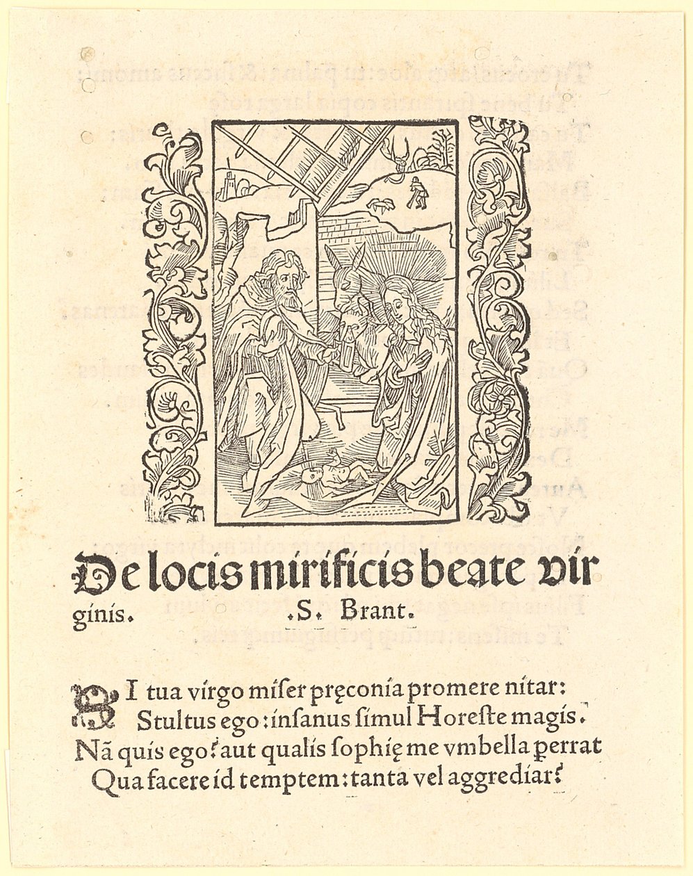 Natività di Cristo da Albrecht Dürer