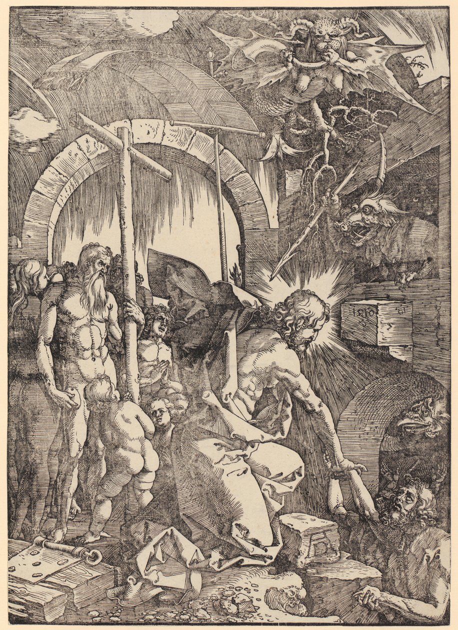 La flagellazione di Cristo, foglio 5 della serie "La Grande Passione" da Albrecht Dürer