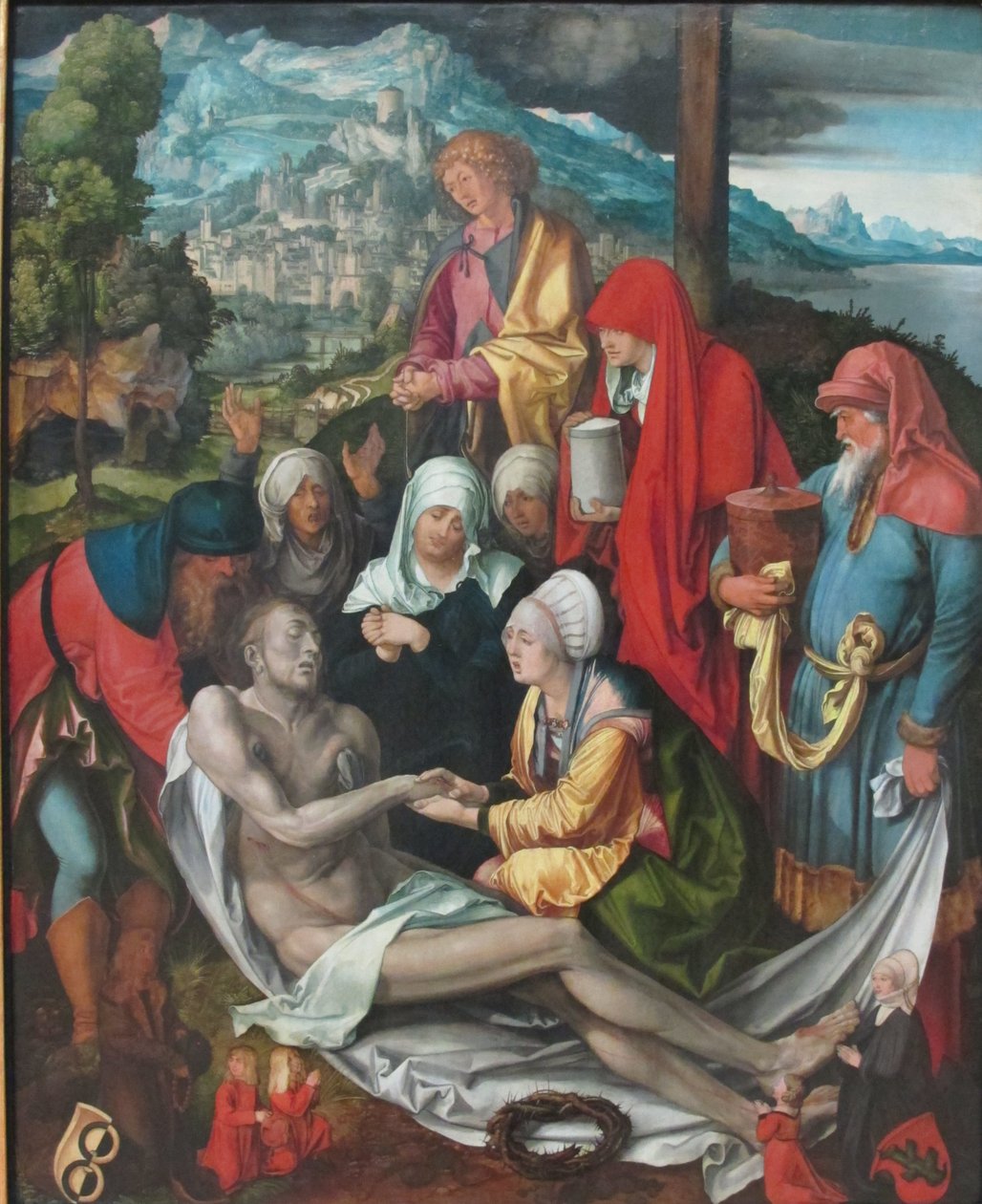 Tedesco: Beweinung Christi ("Glimsche Beweinung") Lamento di Cristo da Albrecht Dürer