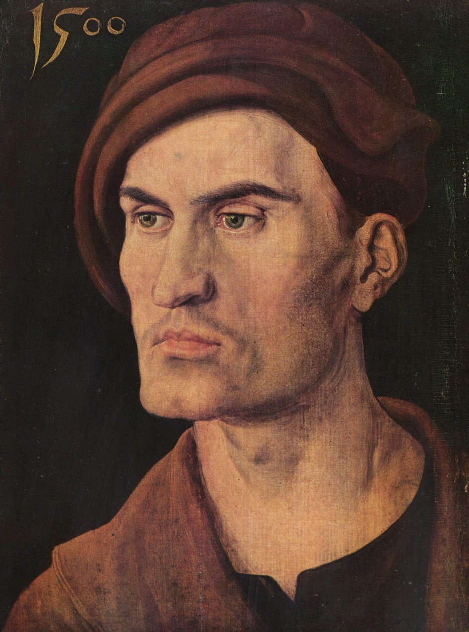 Tedesco: Bildnis eines jungen Mannes Ritratto di un giovane uomo da Albrecht Dürer