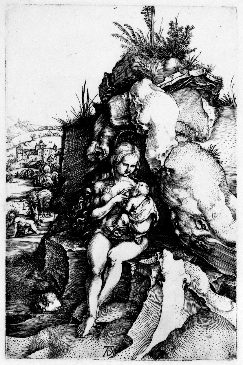 Tedesco: Die Buße des Heiligen Chrysostomus La penitenza di San Giovanni Crisostomo da Albrecht Dürer
