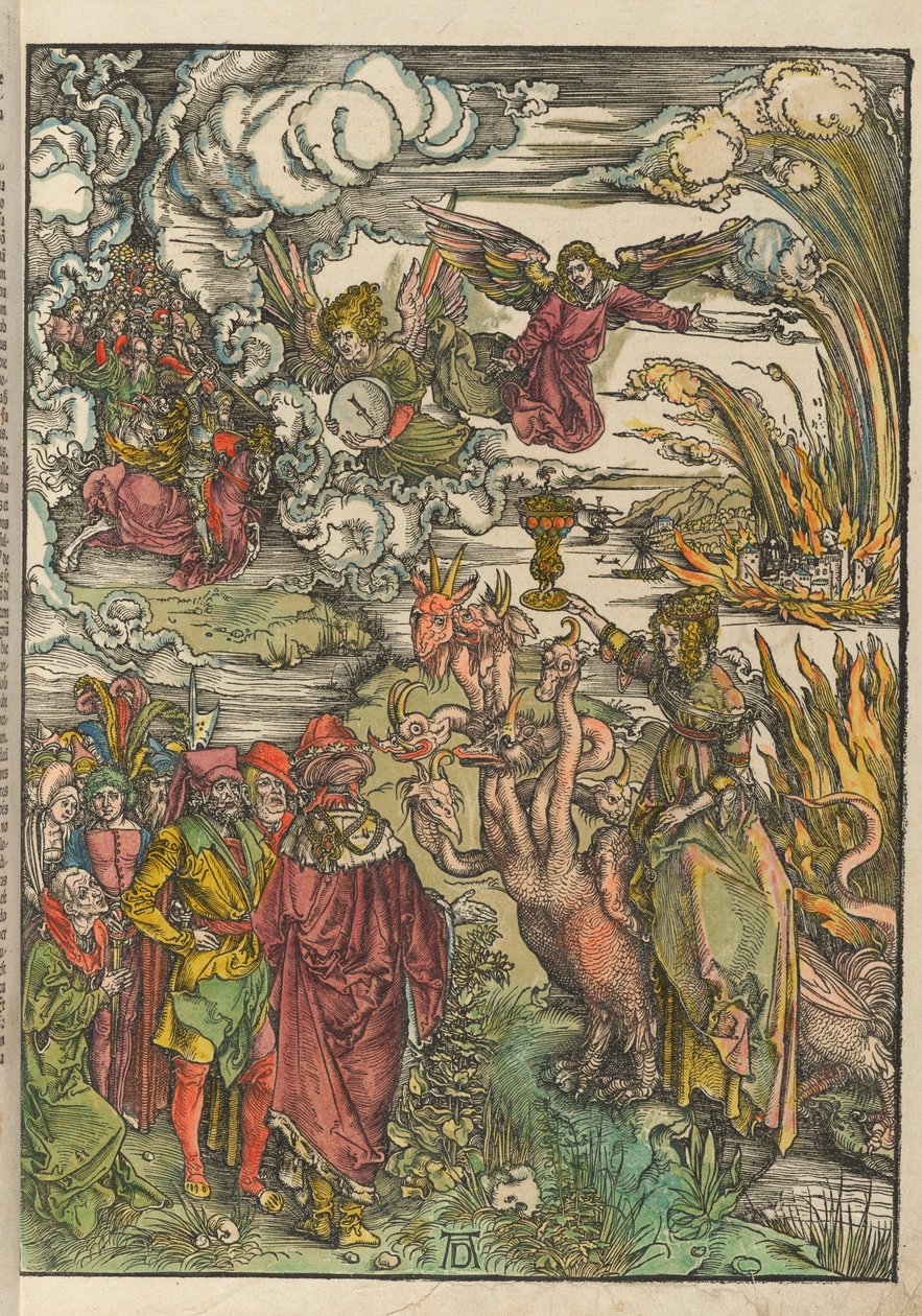 Tedesco: Die babylonische Hure La meretrice di Babilonia da Albrecht Dürer