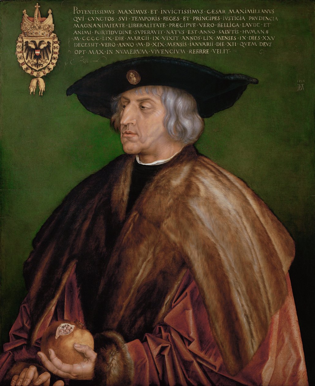 Tedesco: Kaiser Maximilian I. Imperatore Massimiliano I da Albrecht Dürer