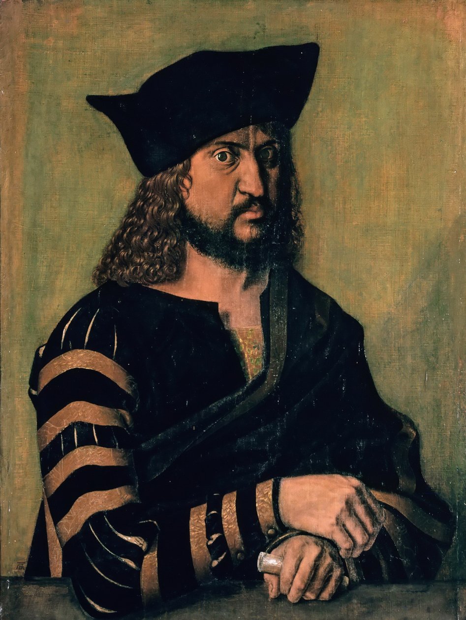Tedesco: Ritratto di Federico il Saggio, Elettore di Sassonia Ritratto di Federico III di Sassonia da Albrecht Dürer