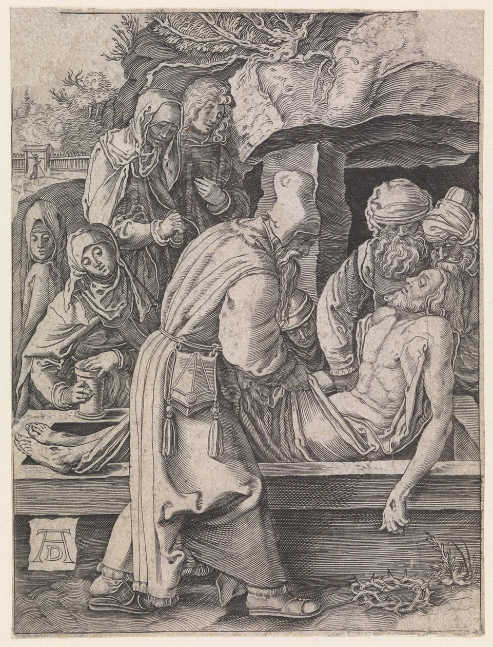 La sepoltura di Cristo da Albrecht Dürer