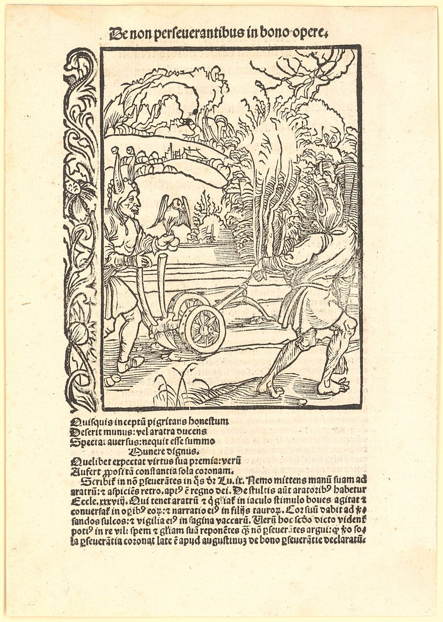 Disdegnare un buon consiglio da Albrecht Dürer