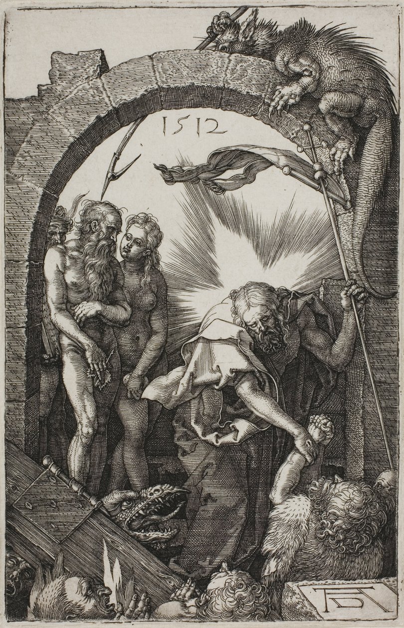 Discesa agli inferi; Cristo nel limbo, dalla Passione incisa da Albrecht Dürer