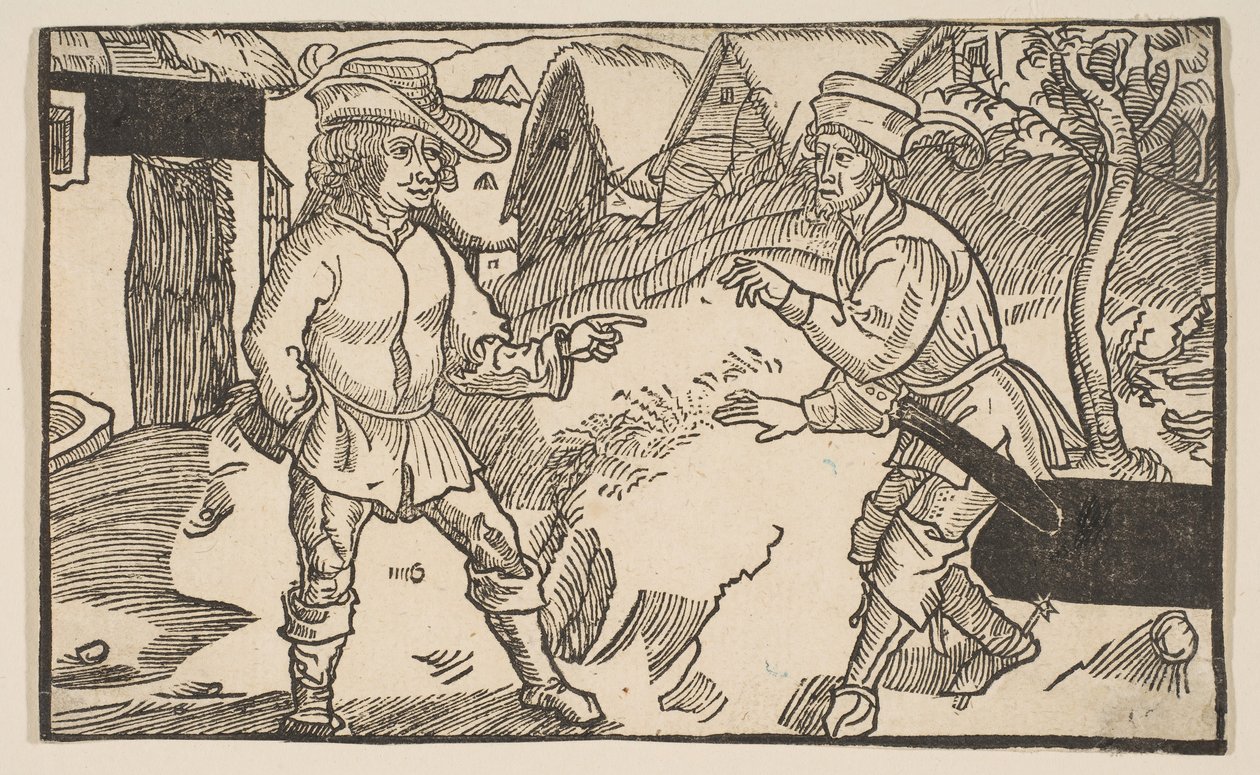 Heauton Timouroumenos, dalle Commedie di Terenzio, ristampa del XIX secolo da Albrecht Dürer