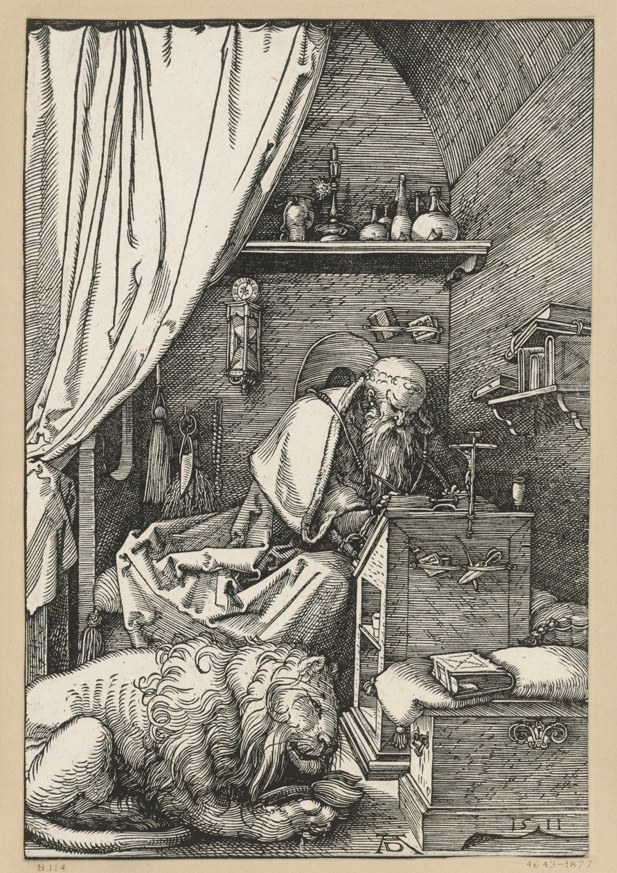San Girolamo nella sua cella da Albrecht Dürer