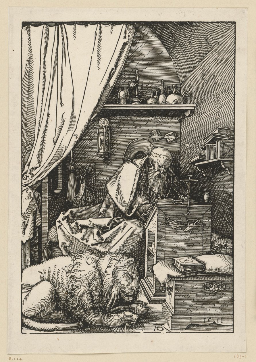 San Girolamo nella sua cella da Albrecht Dürer