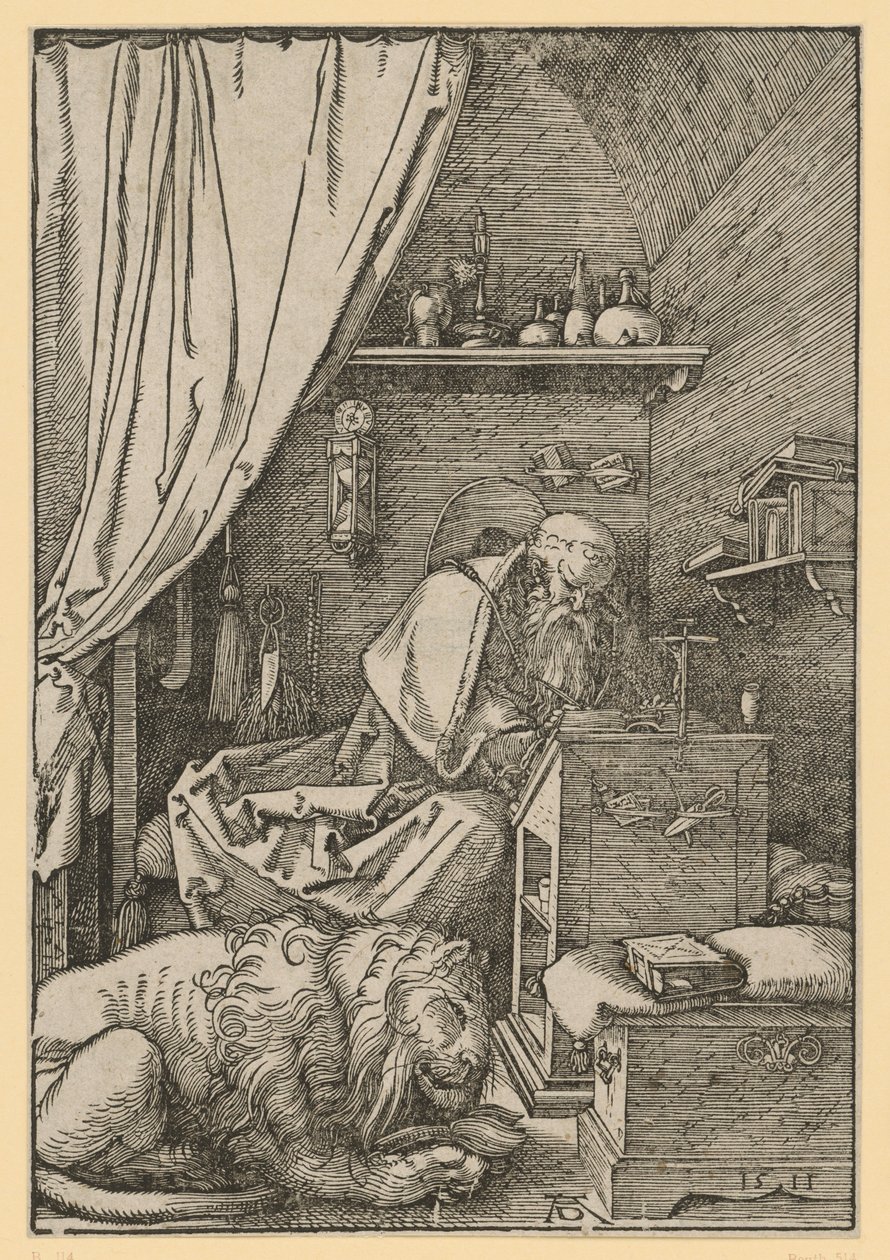 San Girolamo nella sua cella da Albrecht Dürer