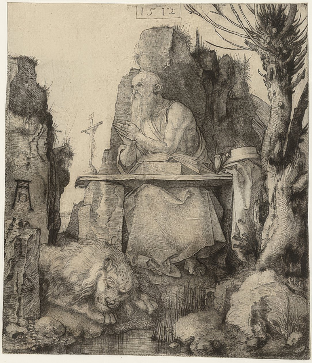 San Girolamo accanto al salice. 1512 da Albrecht Dürer