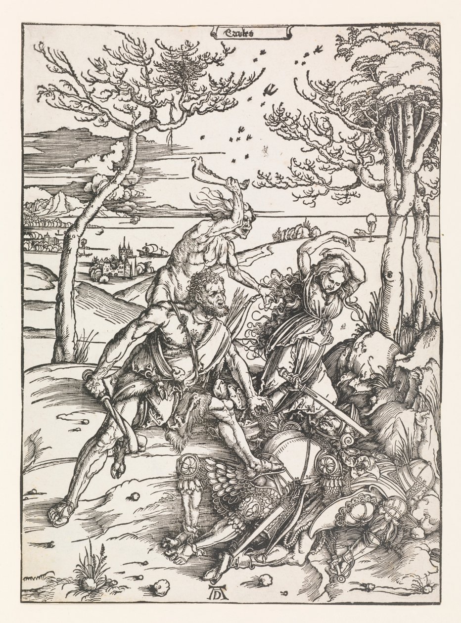 Ercole che Conquista i Gemelli Molionidi da Albrecht Dürer