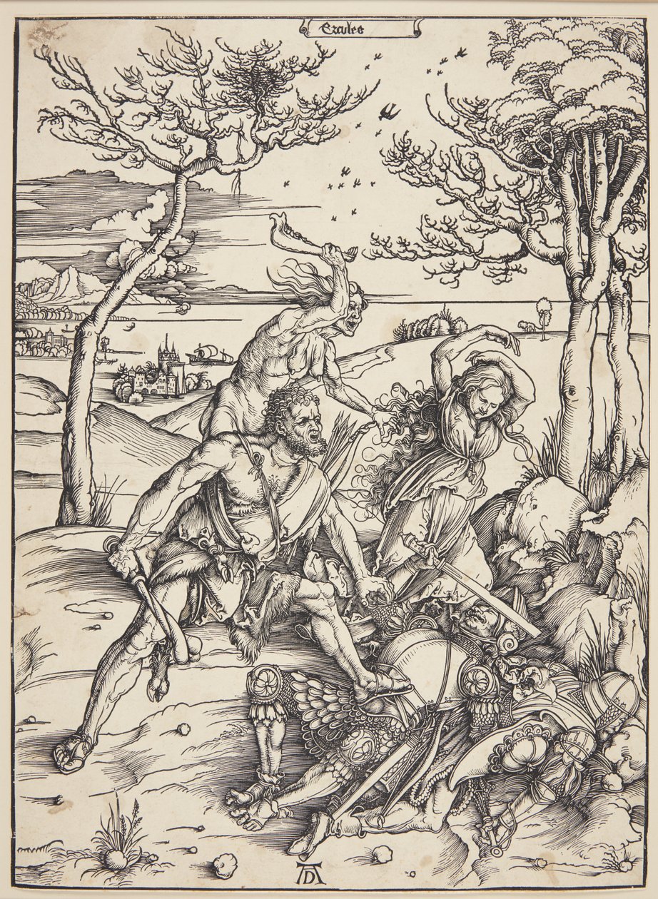 Ercole che conquista i gemelli Molionidi da Albrecht Dürer
