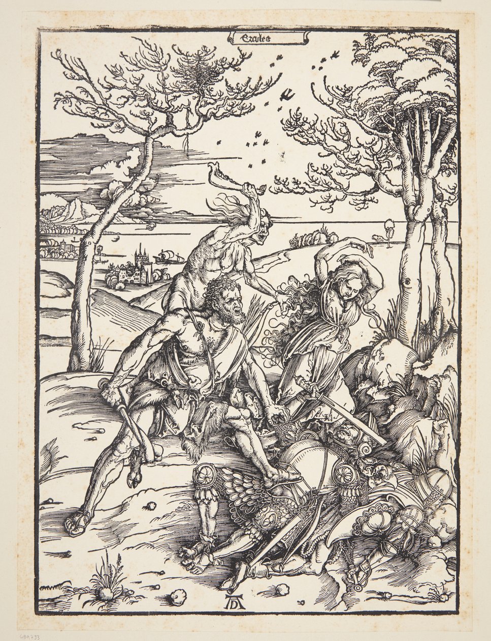 Ercole che conquista i gemelli Molionidi da Albrecht Dürer