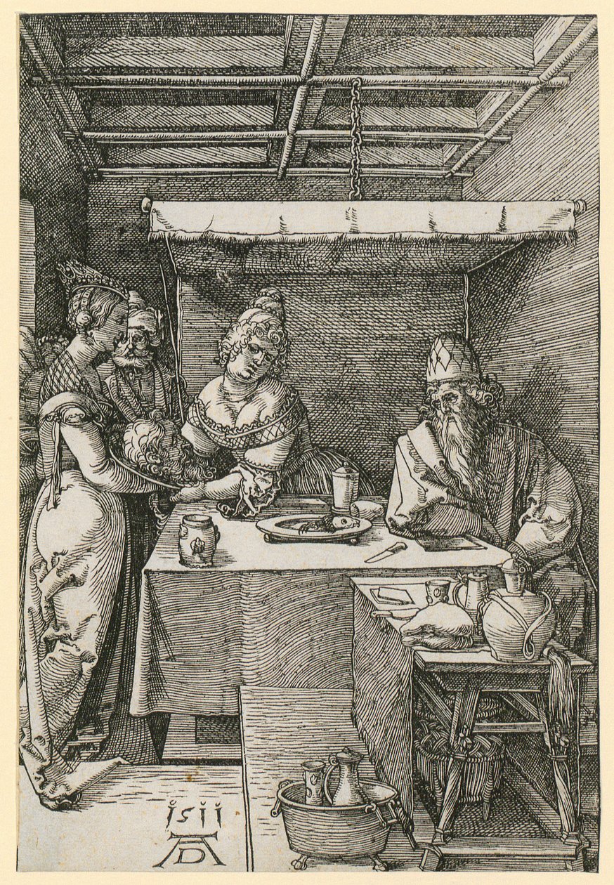 Erodiade riceve la testa di Giovanni da Albrecht Dürer