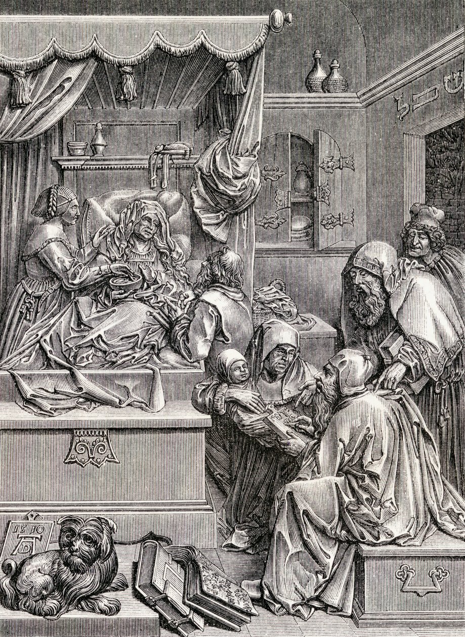 Alto rilievo della nascita di San Giovanni, 1855 da Albrecht Dürer