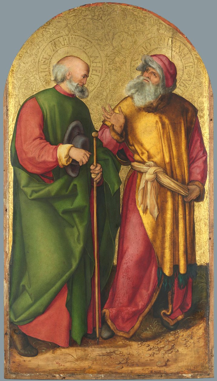 Altare Jabach: santi Giuseppe e Gioacchino da Albrecht Dürer