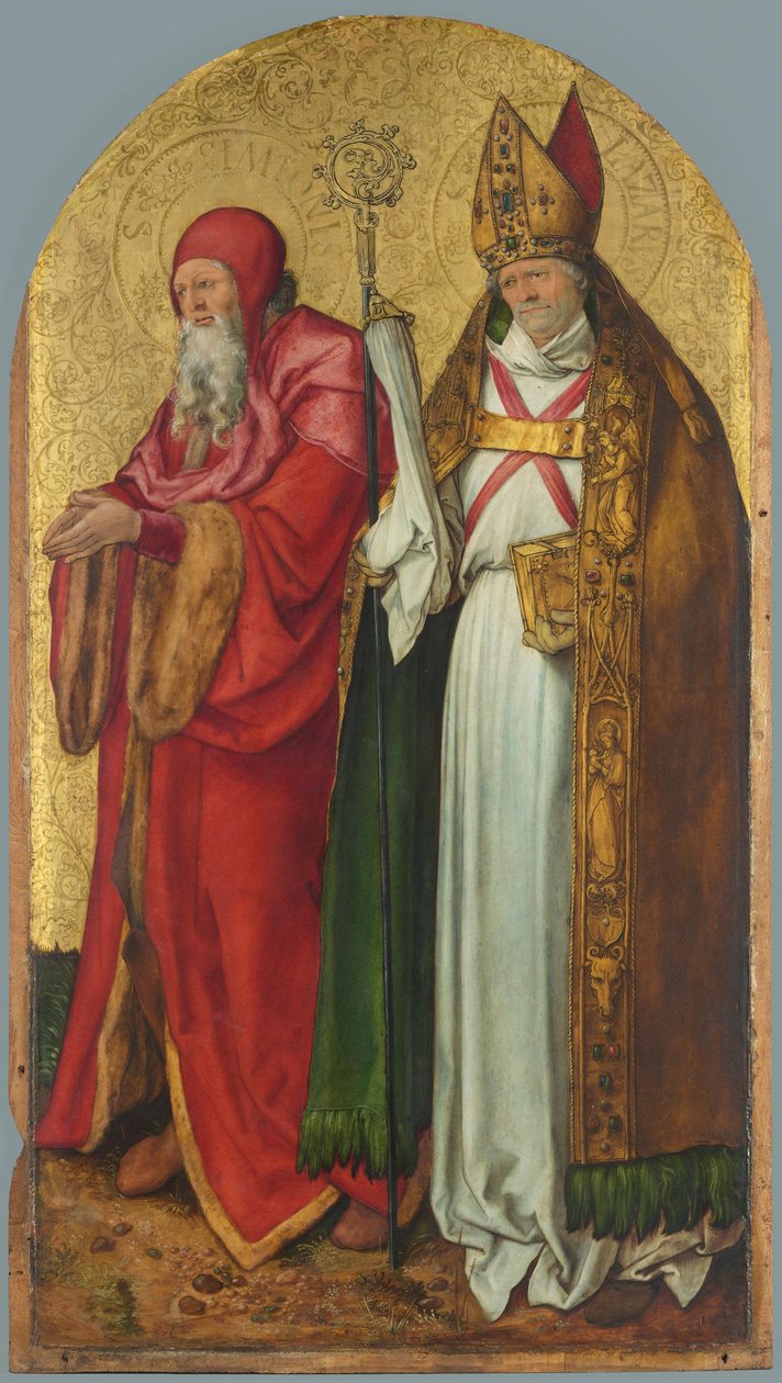Altare di Jabach: i santi Simeone e Lazzaro da Albrecht Dürer