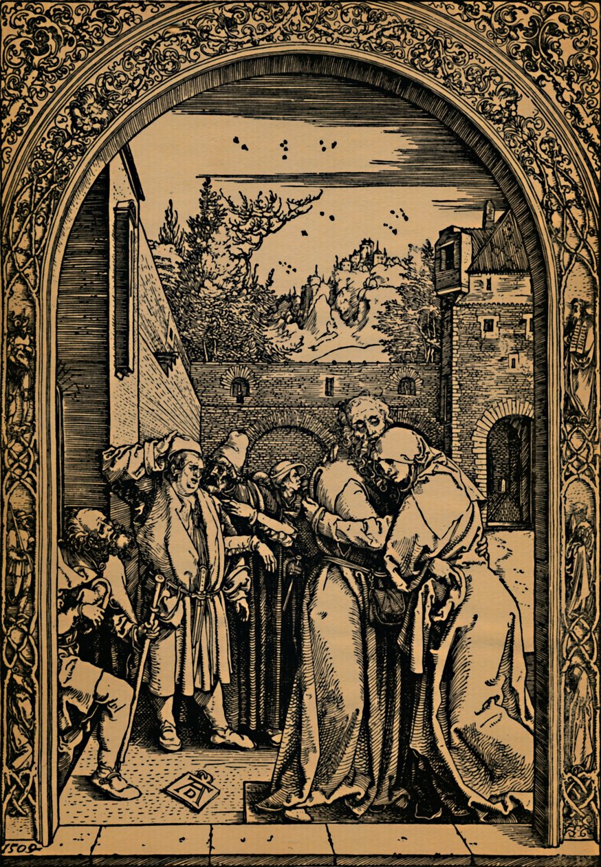Joachim und Anna, 1504 da Albrecht Dürer