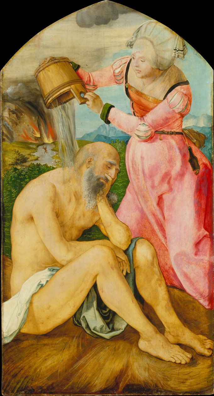 Giobbe sul letamaio da Albrecht Dürer