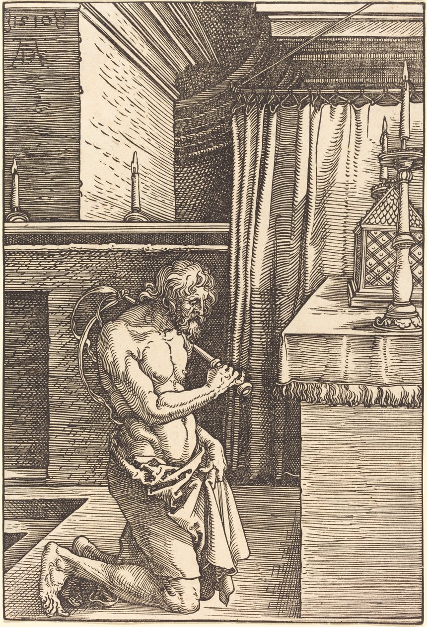 Re Davide in penitenza da Albrecht Dürer