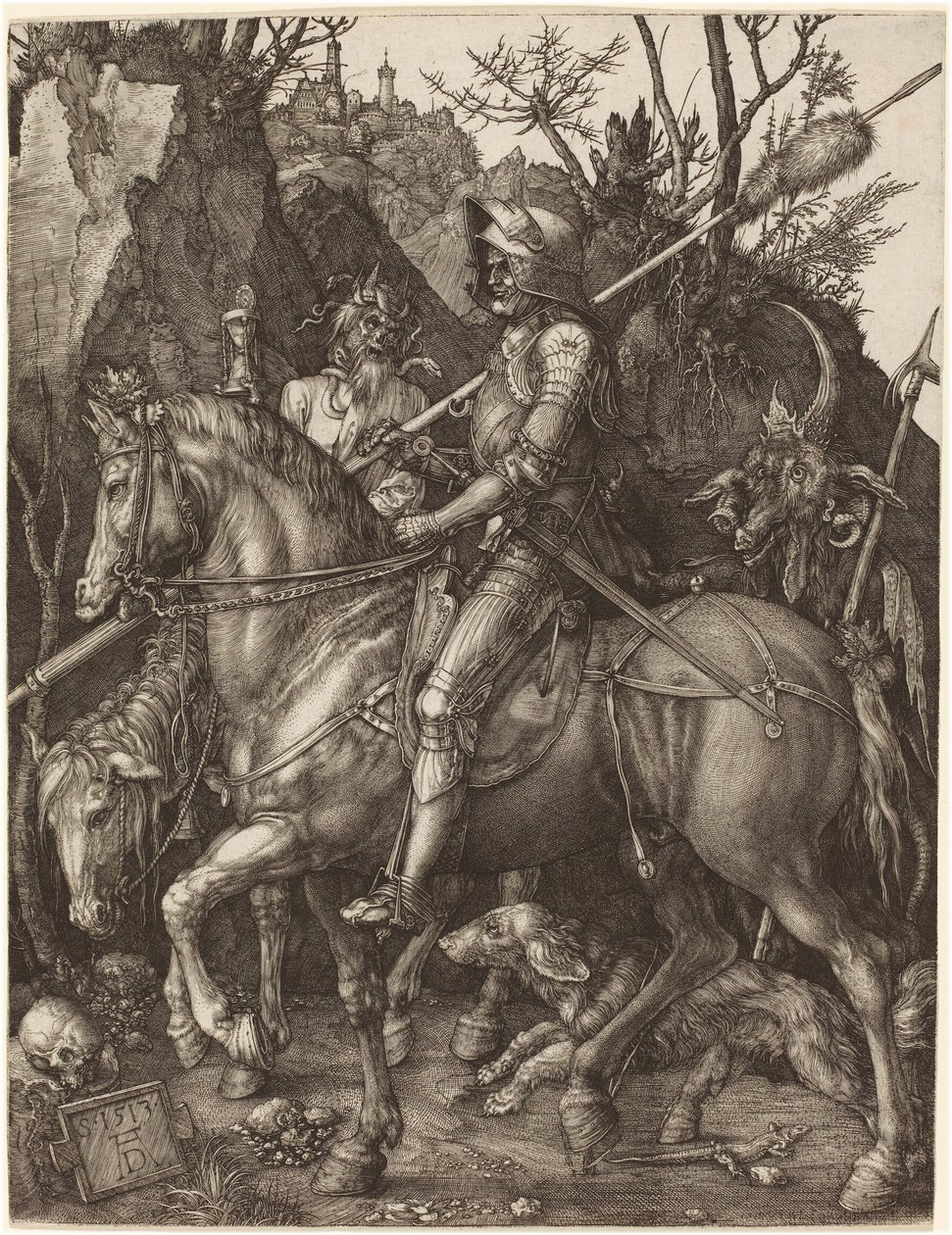 Cavaliere, Morte e Diavolo da Albrecht Dürer