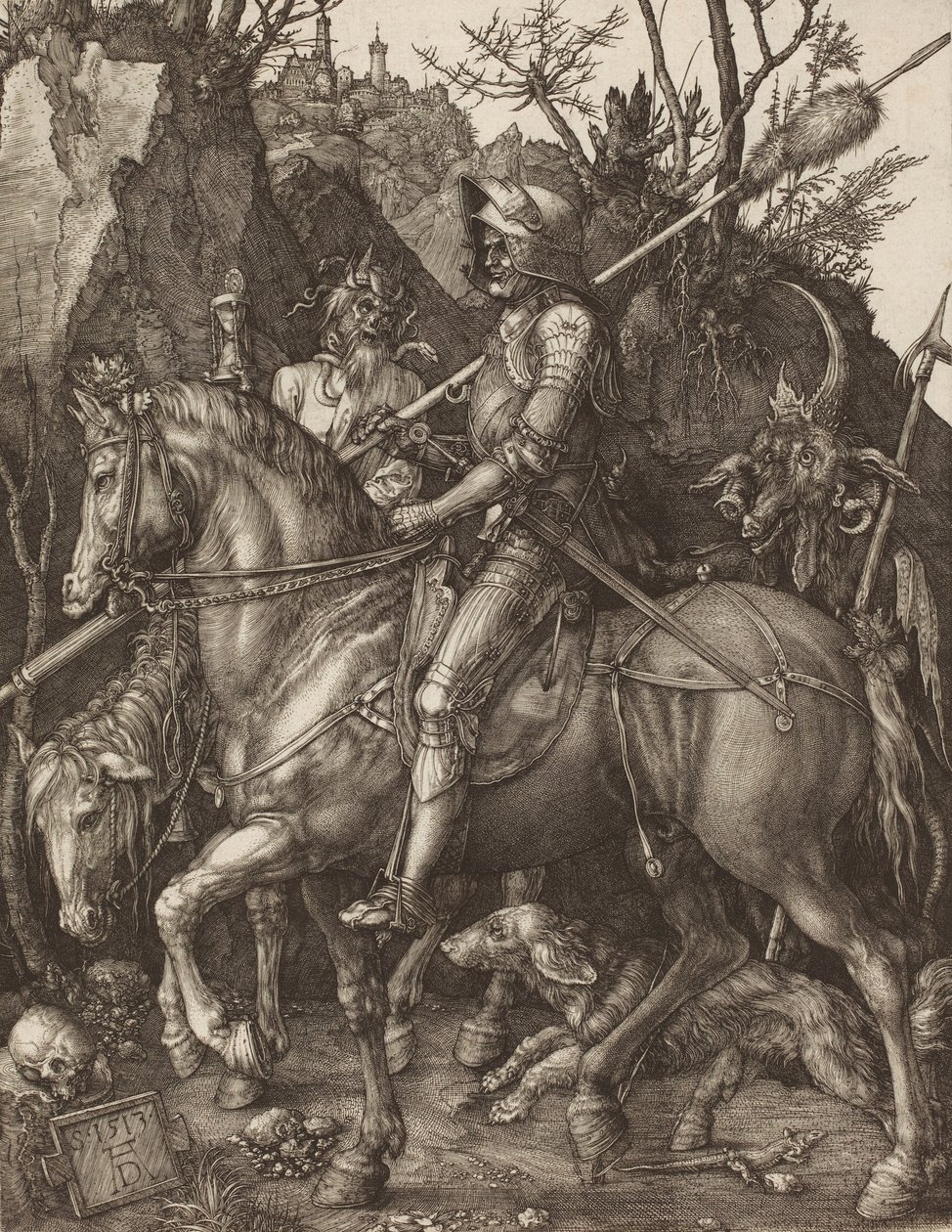 Cavaliere, Morte e Diavolo da Albrecht Dürer