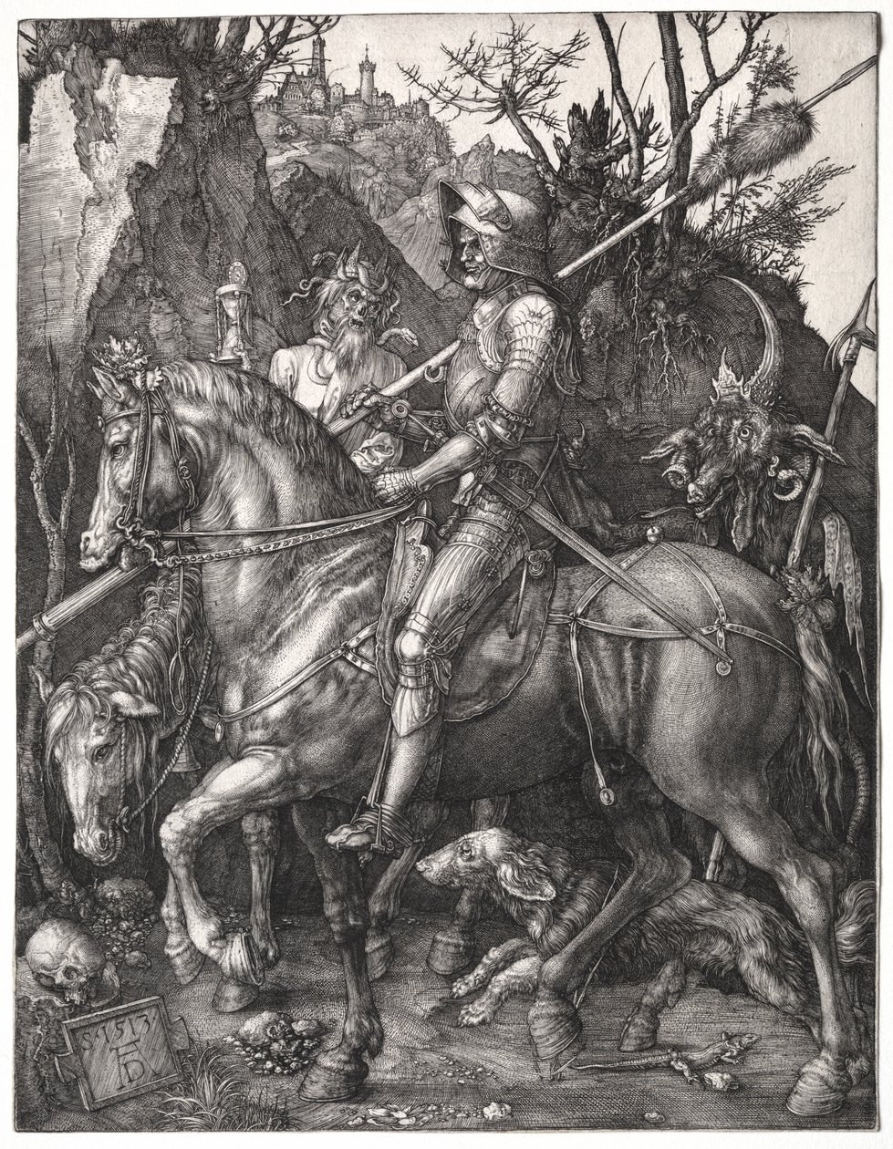 Cavaliere, Morte e Diavolo da Albrecht Dürer