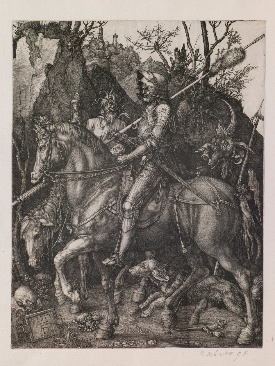 Cavaliere, morte e diavolo da Albrecht Dürer