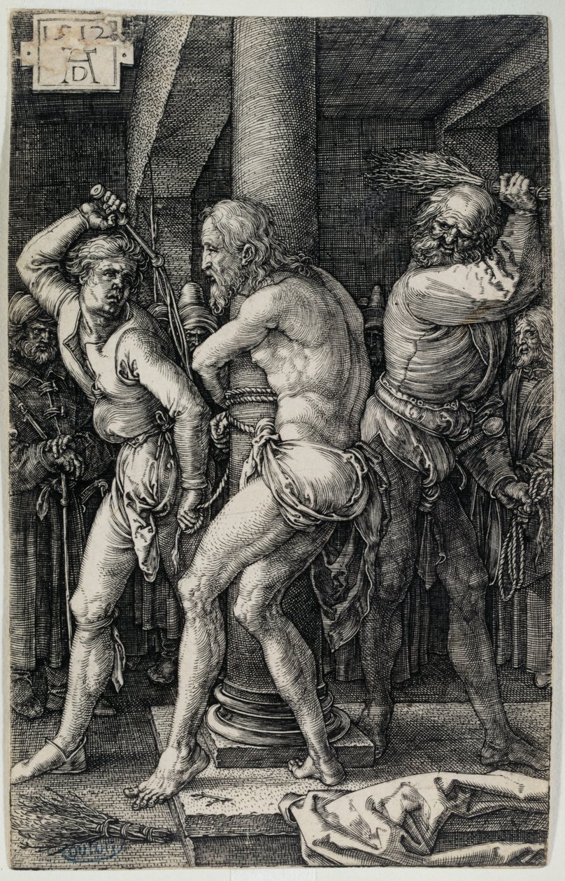 La Passione su rame: La flagellazione (Bartsch 8) da Albrecht Dürer