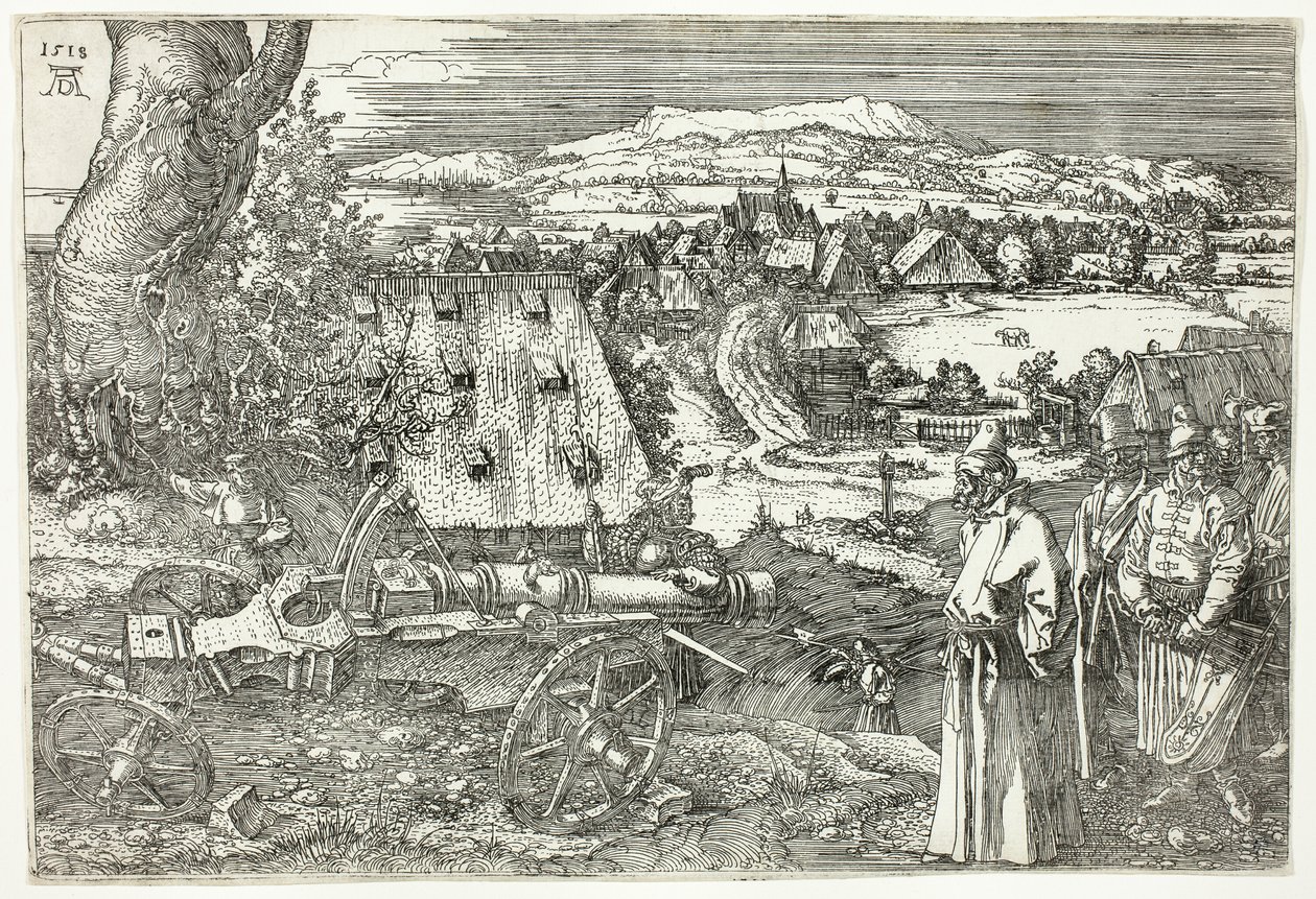 Paesaggio con Cannone (Il Grande Cannone) da Albrecht Dürer