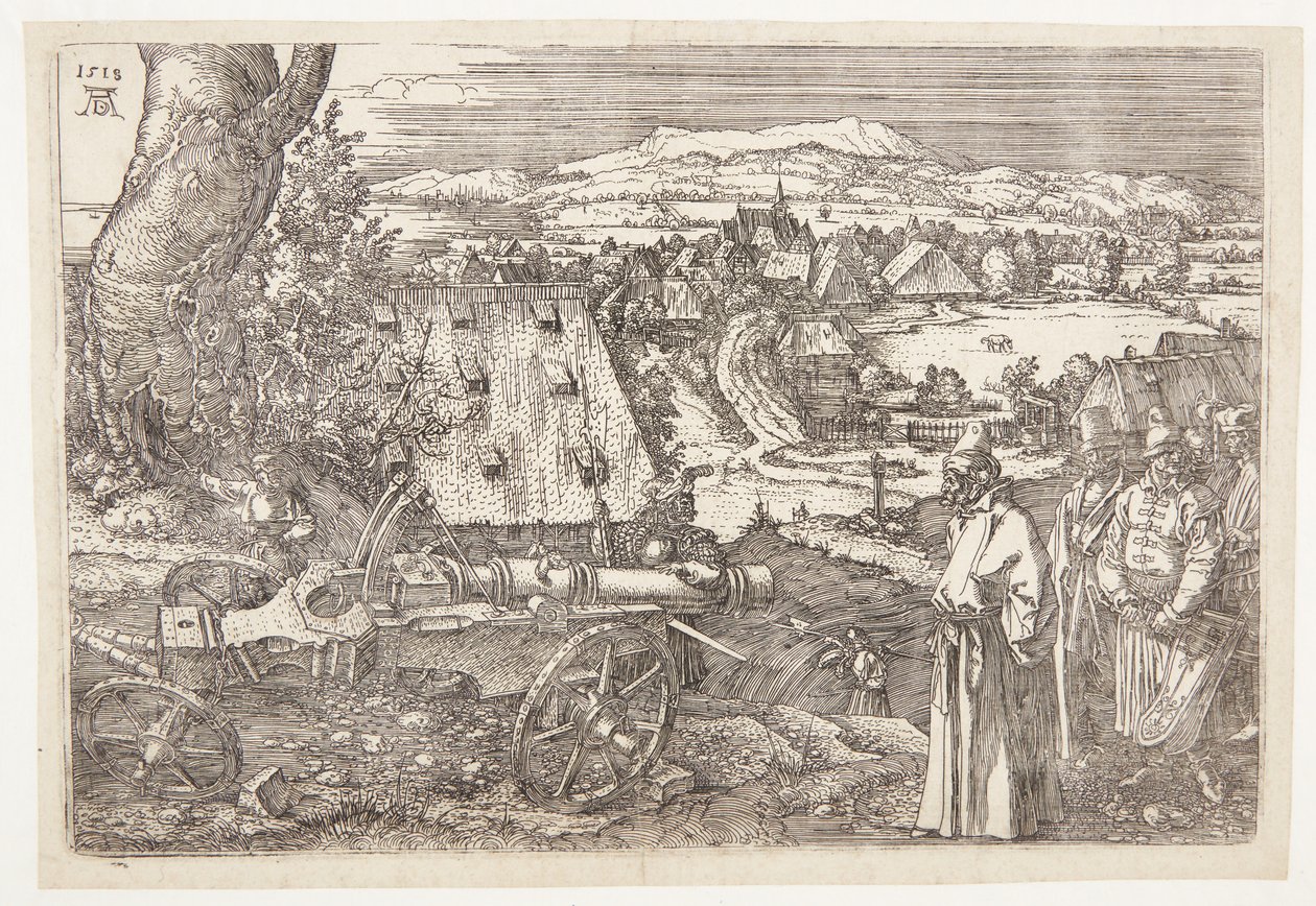 Paesaggio con cannone da Albrecht Dürer