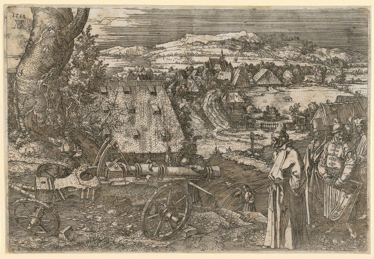 Paesaggio con cannone da Albrecht Dürer