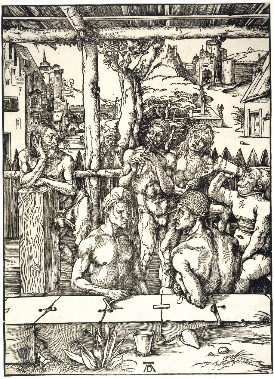 Il bagno degli uomini (Bartsch 128) da Albrecht Dürer