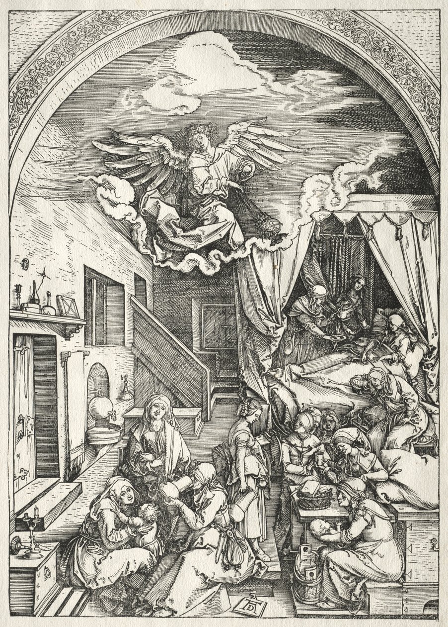 Vita della Vergine: Natività della Vergine da Albrecht Dürer